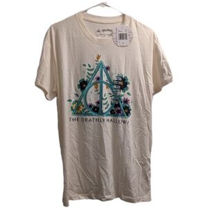 🆕 Harry Potter The Deathly Hallows Graphic T-Shirt M